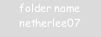 folder name netherlee07